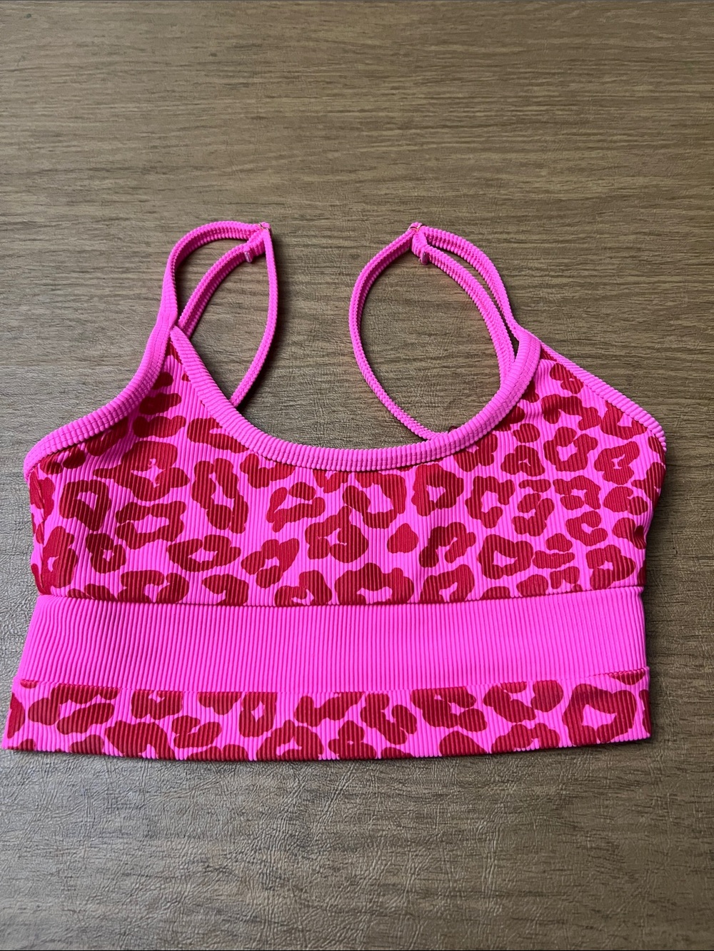 Beach Riot pink swim top size XS